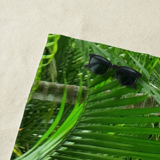 Serviette De Plage PalmTrees Jungle Beach (En situation)