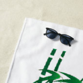 Serviette De Plage Panda (En situation)