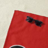 Serviette de plage Panda Bear - Leon Bear Panda (En situation)