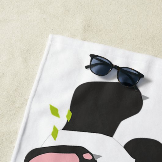 Serviette De Plage Panda Bears (En situation)
