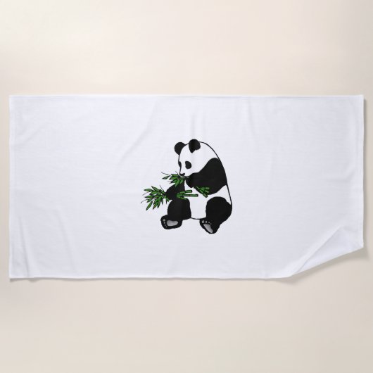 Serviette De Plage Panda géant (Devant)