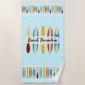 Serviette De Plage Panneaux vintages (Devant)