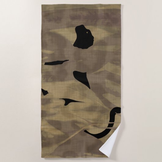 Serviette de plage Panther (Devant)