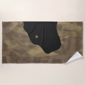 Serviette de plage Panther (Devant)