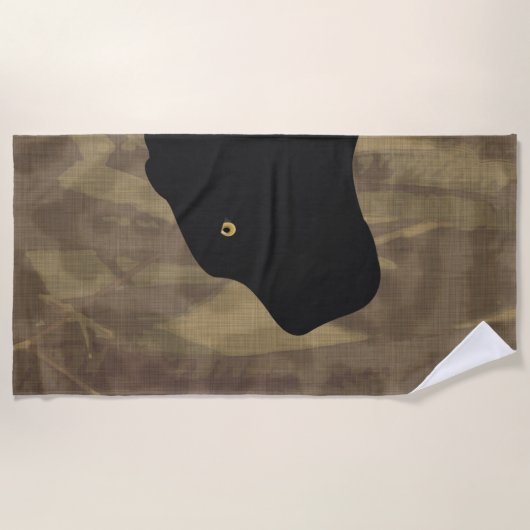 Serviette de plage Panther (Devant)