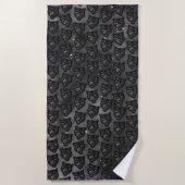 Serviette De Plage Panthère noire (Devant)