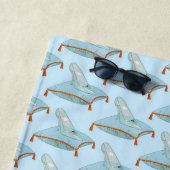 Serviette De Plage Pantoufle de verre (En situation)