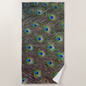 Serviette de plage Paon (Devant)