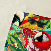 Serviette De Plage Papier de perroquet Macaw (En situation)