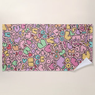 Serviette De Plage Papier d'emballage