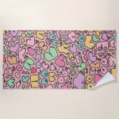 Serviette De Plage Papier d'emballage (Devant)