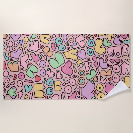 Serviette De Plage Papier d'emballage (Devant)