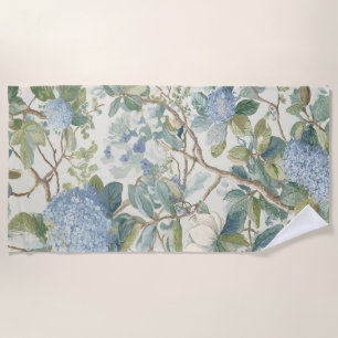 Serviette De Plage Papier peint Willow Little Magnolia Floral Coastal