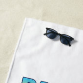 Serviette De Plage Papillon (En situation)