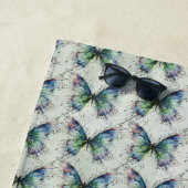 Serviette De Plage Papillon (En situation)
