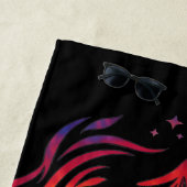 Serviette de plage Papillon (En situation)