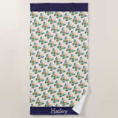 Serviette De Plage Papillon (Devant)