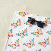 Serviette De Plage Papillon amusant (En situation)