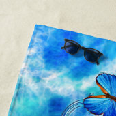 Serviette De Plage Papillon Art 37 Beach Towel (En situation)