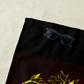 Serviette De Plage Papillon Art 9A Beach Towel (En situation)