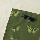 Serviette de plage Papillon Celtique (En situation)