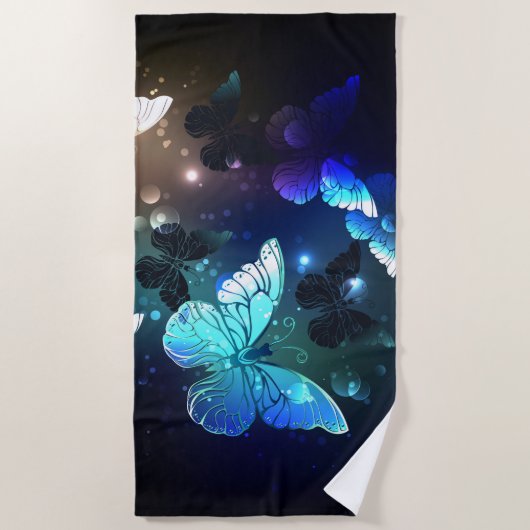 Serviette De Plage Papillon de nuit (Devant)