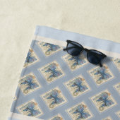 Serviette De Plage Papillon du bureau de création G (En situation)