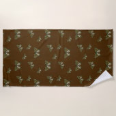 Serviette de plage Papillon indigène (Devant)