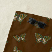Serviette de plage Papillon indigène (En situation)