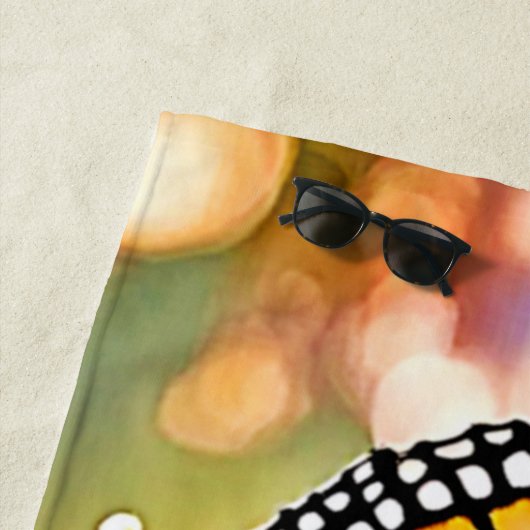 Serviette De Plage Papillon Majestic Gros plan (En situation)