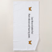 Serviette De Plage Papillon monarque (Devant)
