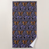 Serviette De Plage Papillon monarque (Devant)