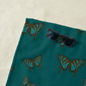 Serviette de plage Papillon swallowtail indigène (En situation)