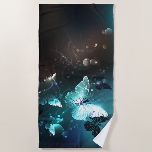 Serviette De Plage Papillons de nuit (Devant)