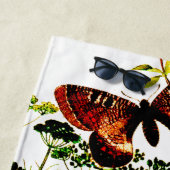 Serviette De Plage Papillons français (En situation)