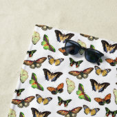 Serviette De Plage Papillons Vintage (En situation)