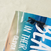 Serviette De Plage Pâque rose Sorbet | Été tropical (En situation)