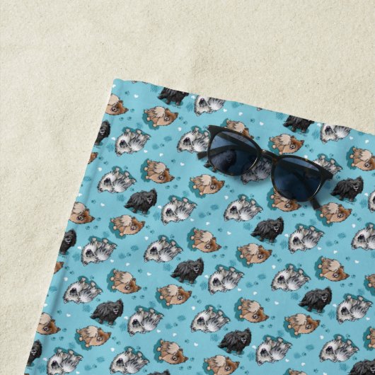 Serviette De Plage Parade KiniArt Pom (En situation)