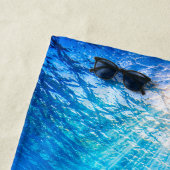 Serviette de plage Paradis de la Tortue de Mer (En situation)
