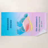 Serviette De Plage Paradis trouvé (Devant)
