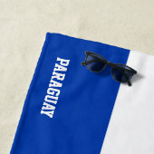 Serviette De Plage Paraguay Drapeau splendide patriotique (En situation)