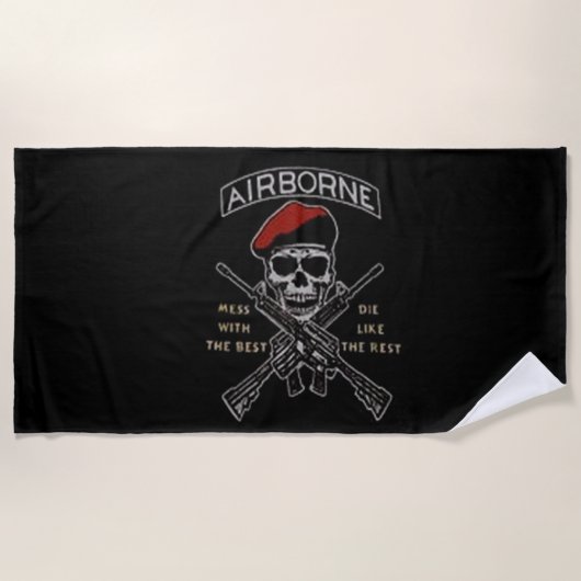 SERVIETTE DE PLAGE PARATROOPER (Devant)
