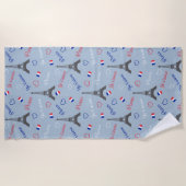 Serviette De Plage Paris (Devant)
