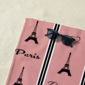 Serviette De Plage Paris (En situation)