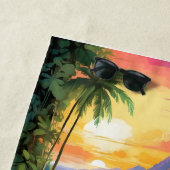 Serviette De Plage Partenaires dans Beer Paradise Parrot Tropical (En situation)