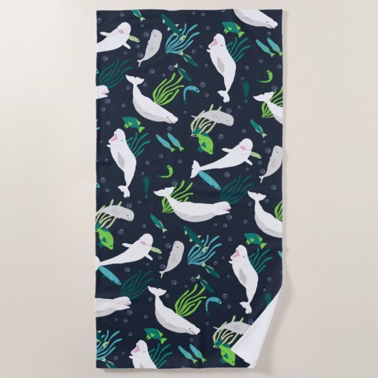 Serviette De Plage Parti Beluga (Devant)