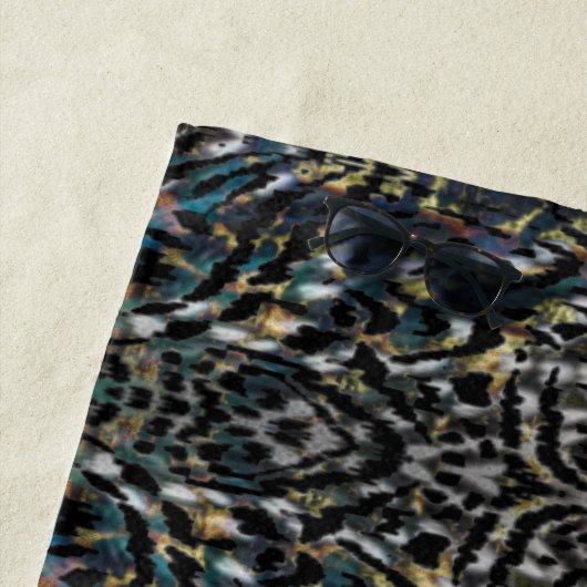 Serviette De Plage Parti Confetti (En situation)