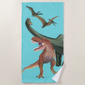 Serviette De Plage Parti Dinosaur (Devant)