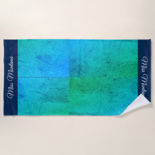 Serviette De Plage Parties scintillant de style Miss America Pageant