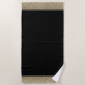 Serviette De Plage Parties scintillant de style Miss USA Beach Towel (Devant)